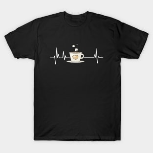 Coffee Heartbeat Shirt T-Shirt